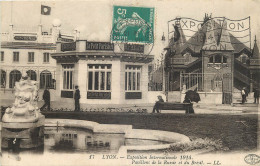 69  LYON  EXPOSITION INTERNATIONALE 1914  PAVILLONS DE LA RUSSIE ET DU BRESIL - Other & Unclassified