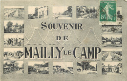 MILITAIRE  10  SOUVENIR DE MAILLY LE CAMP - Caserme