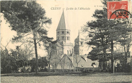 71  CLUNY   JARDIN DE L'ABBATIALE - Cluny