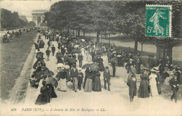 75  PARIS  L'AVENUE DU BOIS DE BOULOGNE - Triumphbogen