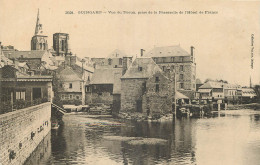 22 - GUINGAMP - VUE DU TRIEUX PRISE DE LA PASSERELLE DE L'HOTEL DE FRANCE - Guingamp