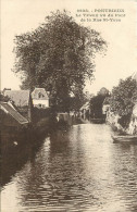 22 -  PONTRIEUX - LE TRIEUX VU DU PONT DE LA RUE ST YVES - Pontrieux