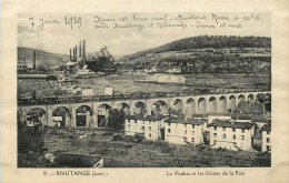 57 - KNUTANGE - LE VIADUC ET LES USINES DE LA PAIX - Other & Unclassified