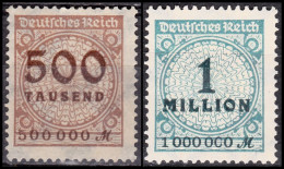 1923 - ALEMANIA - IMPERIO - YVERT 294,295 - Andere & Zonder Classificatie