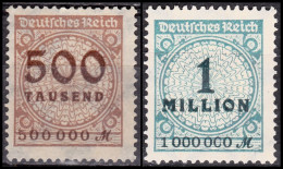 1923 - ALEMANIA - IMPERIO - YVERT 294,295 - Otros & Sin Clasificación