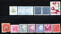 Suède ( 11 Timbres ) - OBLITERE - Collezioni