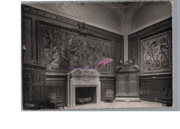 PEZENAS 34 - Carte Photo Le Musée De Vulliod St Germain Vue Du Grand Hall 1er étage Cheminée  Carte Vierge - Pezenas