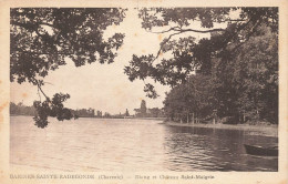 BAIGNES SAINTE RADEGONDE : ETANG ET CHATEAU SAINT MAIGRIN - Other & Unclassified