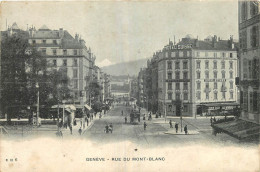 SUISSE    GENEVE   RUE DU MONT BLANC - Sonstige & Ohne Zuordnung