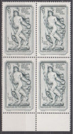 1968 , Mi 1277 ** (5) -  4er Block Postfrisch - Tag Der Briefmarke - Ungebraucht