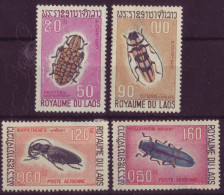 Asie - Laos - Insectes - 4 Timbres Différents - 7435 - Laos