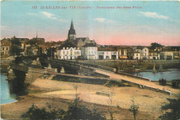 85  SAINT GILLES SUR VIE  PANORAMA DES DEUX PONTS - Saint Gilles Croix De Vie