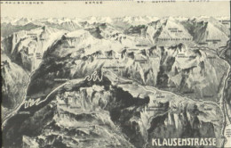 10563580 Klausenstrasse Klausenstrasse Fliegeraufnahme Ungelaufen Ca. 1910 Klaus - Altri & Non Classificati