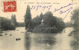 75  PARIS  BOIS DE BOULOGNE  LE LAC - Otros & Sin Clasificación