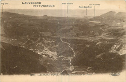 63  L'AUVERGNE PITTORESQUE  LE MONT DORE  VUE PRISE DU SOMMET DU SANCY - Le Mont Dore