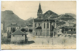 CPA  9 X 14 Isère GRENOBLE Eglise Saint Bruno Et Les Forts    Rabot - Grenoble