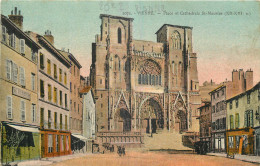 38  VIENNE   PLACE ET CATHEDRALE ST MAURICE  - Vienne