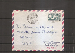 AEF ( Lettre Par Avion De 1959 De Port-Gentil Vers Les USA à Voir) - Cartas & Documentos