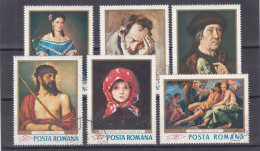 Roumanie - Yvert 2371 / 6 Oblitérés - Peintures - Titian - Bouts - Rici - Valeur 4,50 Euros - - Usati