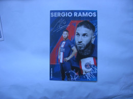 Football - Carte Officielle  PSG Paris-Saint-Germain 2022/2023 Ramos - Voetbal