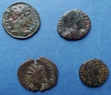 - Lot De 4 Monnaies Romaines - - Other & Unclassified