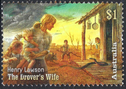 AUSTRALIA 2017 $1 Multicoloured,150th Anniversary Of The Birth Of Henry Lawson-The Drover's Wife FU - Used Stamps