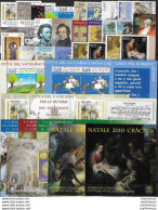 2010 Vaticano Annata Completa 27v+8MS+2 Booklet MNH - Autres & Non Classés