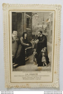 Bp20 Santino Merlettato Holy Card Canivet La Charite' La Carita' - Andachtsbilder
