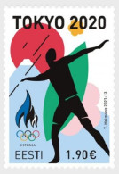 2021 1056 Estonia Summer Olympic Games - Tokyo, Japan MNH - Estonia