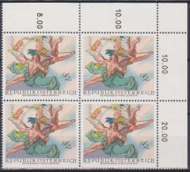 1968 , Mi 1279 ** (4) -  4er Block Postfrisch - Barocke Fresken - Nuevos