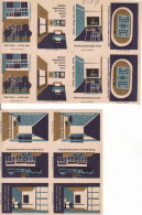 Czech Republic, 14 X Matchbox Labels, Construction Modifications Of School And Preschool Facilities - Scatole Di Fiammiferi - Etichette