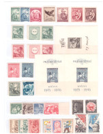 * Czechoslovakia > 1936-61 Complete Sets (29 MNH Stamps + MNH 3 S/sheets) - Lots & Serien