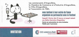 Invitation - BD - Soirée Du Fauve 2 Février 2013 - Angoulême : Festival De La Bande Dessinée /CCI [ill. Lewis Trondheim] - Andere & Zonder Classificatie