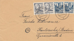 Brief 1948 Sigmaringen Nach Karlsruhe - Württemberg