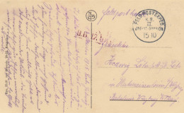 4x Ansichtskarten Gand, Gand, Namur, Ostende, Belgien, Pferdewagen - Feldpost (postage Free)