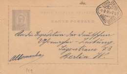 1896: Post Card Lisboa To Berlin - Other & Unclassified