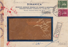 1944: Registered Bucaresti To Oldenburg, Censorship 2x - Autres & Non Classés