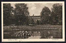 AK Hanau Am Main, Blick In Den Schlossgarten  - Hanau