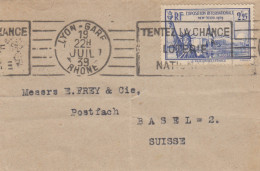 1939: Lyon To Basel - Lotterie - Autres & Non Classés