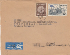 Air Mail Tel Aviv To Wuppertal  - Other & Unclassified