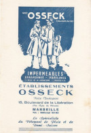 BUVARD & BLOTTER - OSSECK  Imperméable, Gabardine, Popeline -  Pierre  Chastagnier  Marseille - Sonstige & Ohne Zuordnung