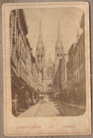 PHOTOGRAPHIE 63 CLERMONT FERRAND - La Cathédrale - TB PLAN Rue Centre Ville ANIMATION MAGASINS Fin 19 ème Siècle - Clermont Ferrand