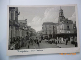 Cartolina "MARIGLIANO Corso Umberto I" Ediz. Ris.  Concetta Silvestrini, Marigliano ( NA ) - Napoli