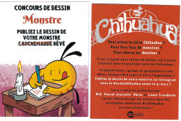 BD - Fiche Concours De Dessin Monstre : Publiez Le Dessin De Votre Monstre Rêvé - Ill. Lewis Trondheim (Chihuahua) - Sonstige & Ohne Zuordnung