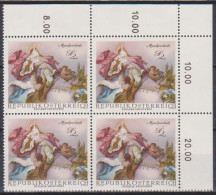 1968 , Mi 1282 ** (4) -  4er Block Postfrisch - Barocke Fresken - Ongebruikt