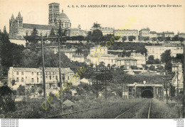 16.  ANGOULEME . Côté Sud . Tunnel De La Ligne Paris-Bordeaux . - Angouleme