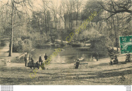 16.  COGNAC . Le Lac Du Jardin De L'Hôtel De Ville .  CPA Animée . - Cognac