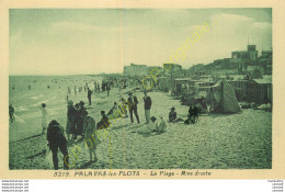 34.  PALAVAS LES FLOTS .  La Plage . Rive Droite . CPA Animée . - Palavas Les Flots