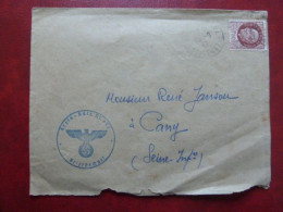 F23 - Guerre 1939-45 - Lettre Sans Correspondance Avec Marque Postale Allemande Briefftempel - 1942 - 2. Weltkrieg 1939-1945