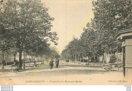 11.  CARCASSONNE .  Perspective Du Boulevard Barbès . - Carcassonne